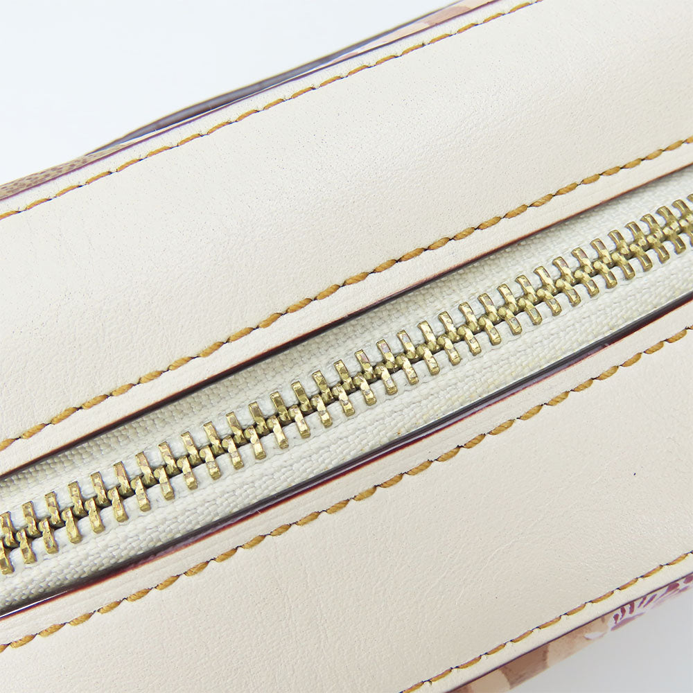 Coach Shoulder Bag 31695 Leather Beige Women