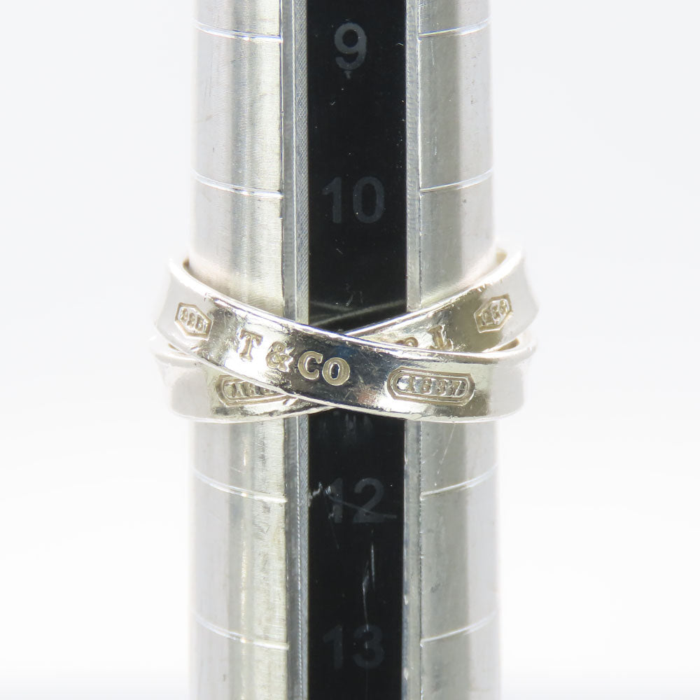 Tiffany&Co. Ring Silver925 Silver 1837 Interlocking Women