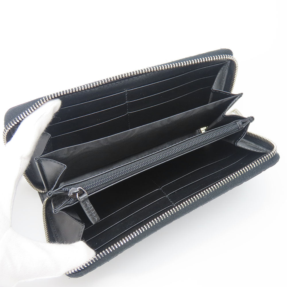 Gucci Long Wallet Purse 473928 Guccisima Black Unisex(Unisex)