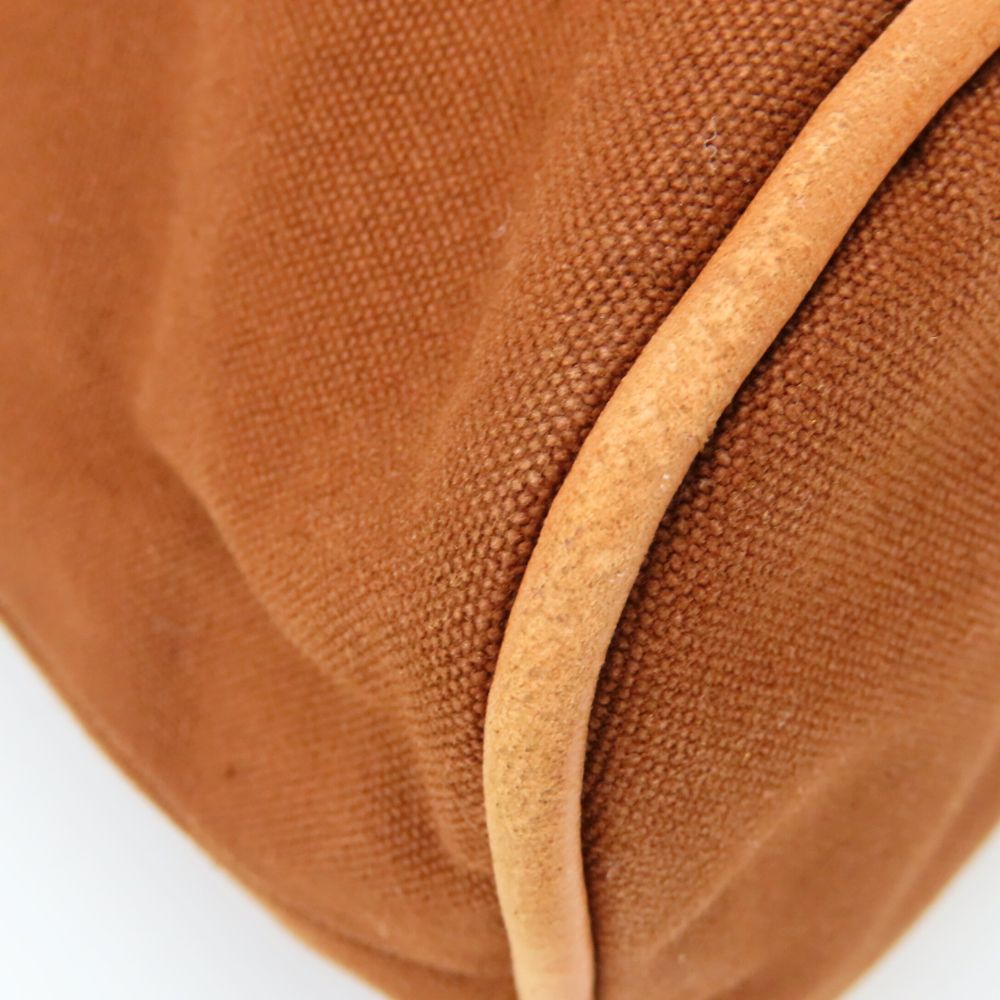 Hermes Pouch Cotton Brown Bored Pouch Tgm Women