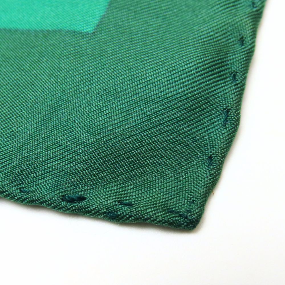 Hermes Scarf Silk Green Carre90