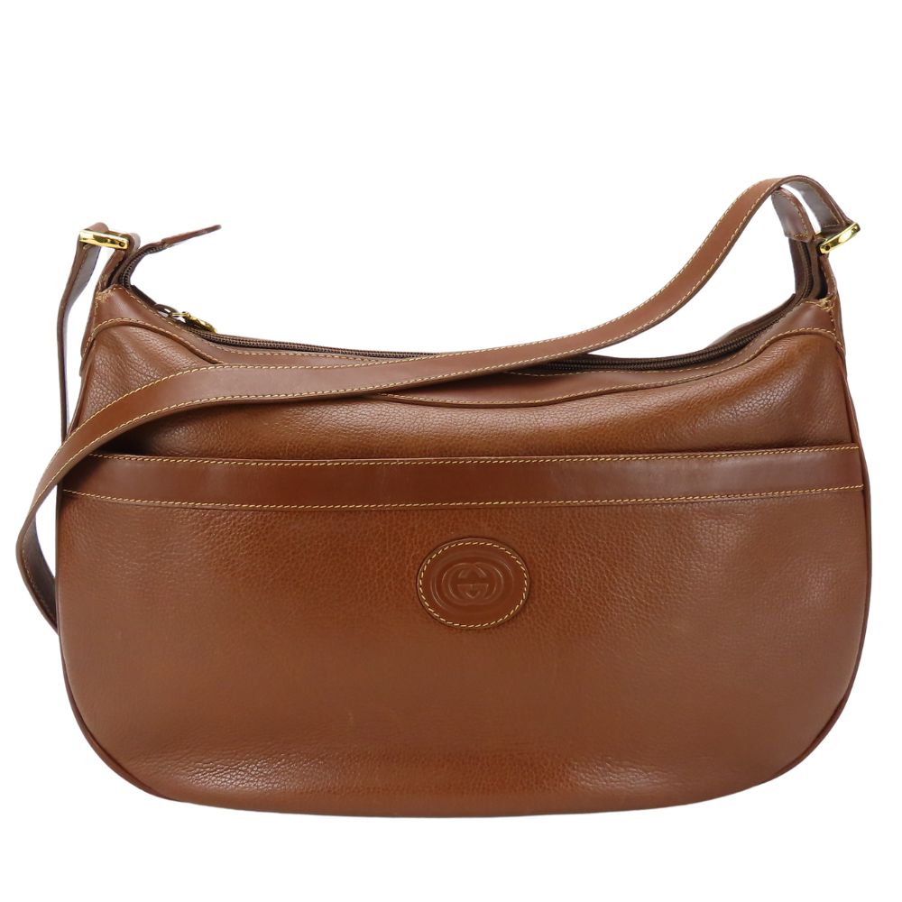 Gucci Shoulder Bag 001.104.0931 Leather Brown