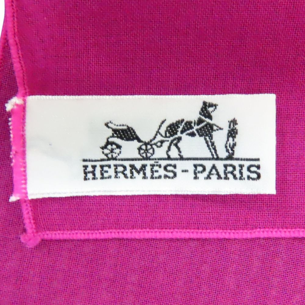 Hermes Stall Cotton Purple Pareo Women