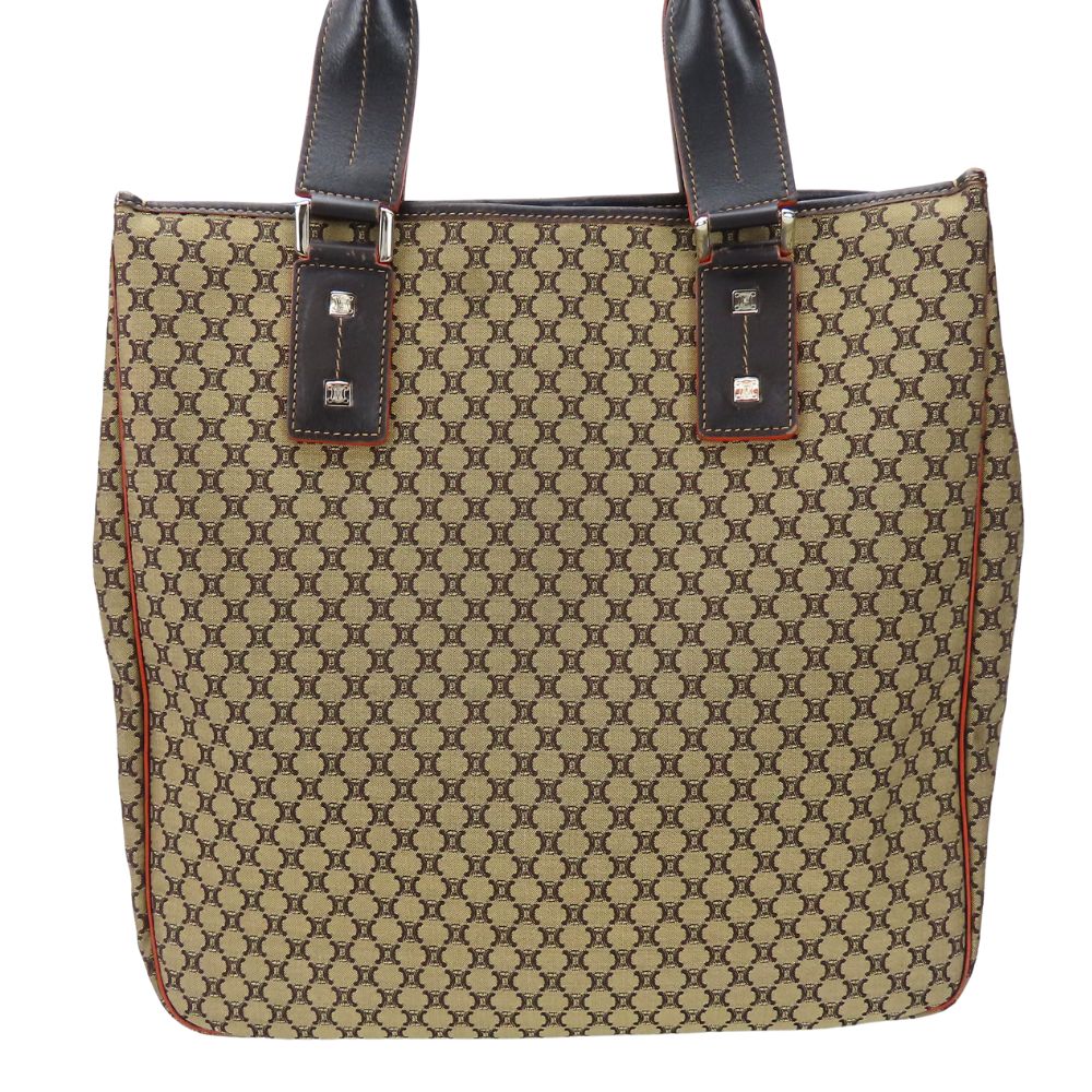 Celine Tote Bag Canvas Brown