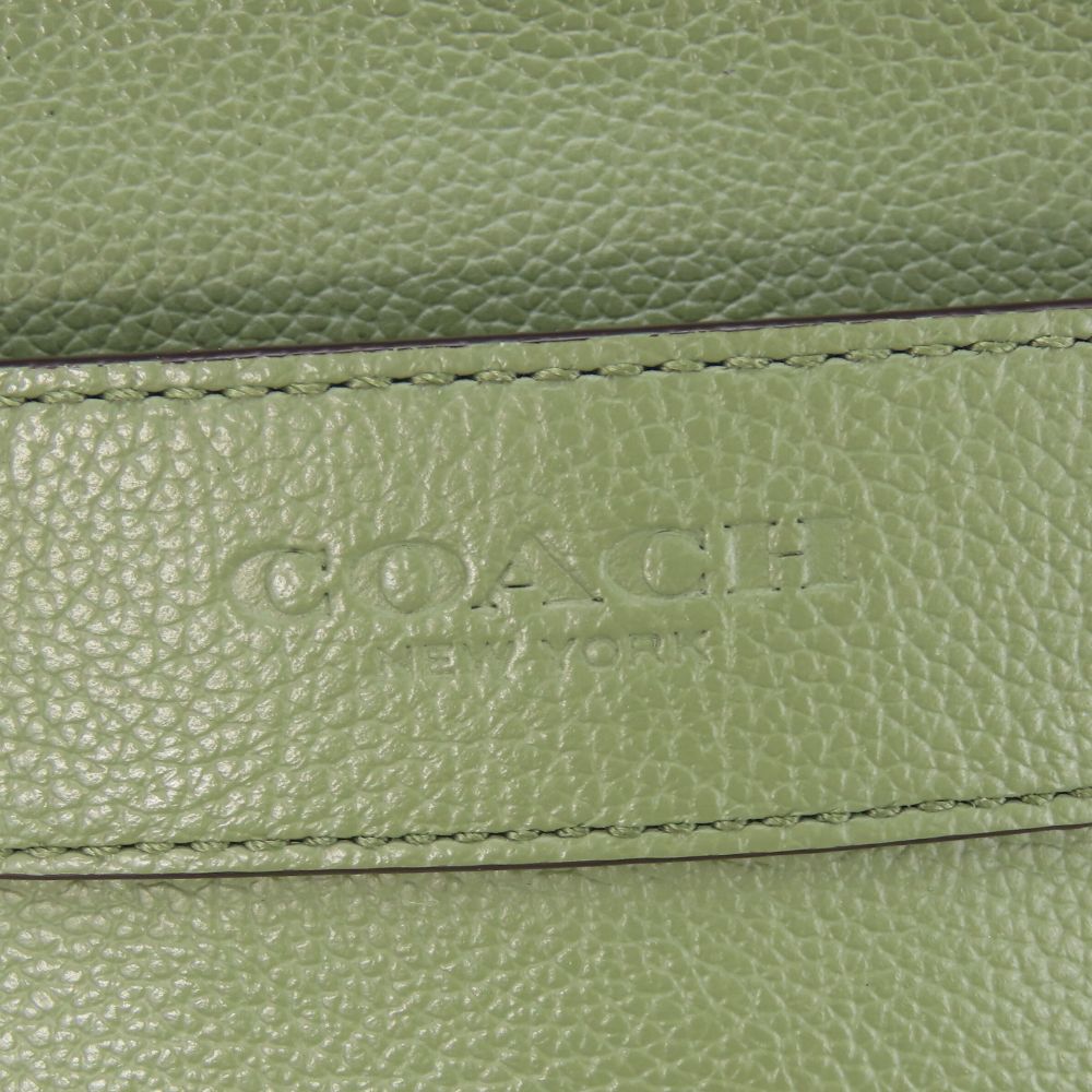 Coach Shoulder Bag F54782 Leather Khaki Unisex(Unisex)