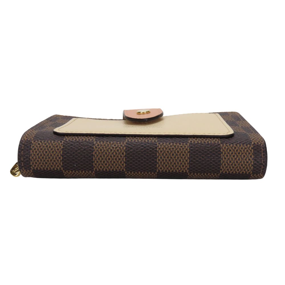 Louis Vuitton Bifold Wallet N60380 Damier Ebene Portefeuille Juliet Women