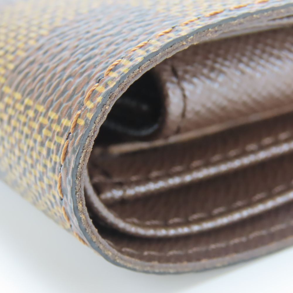 Louis Vuitton Bifold Wallet N61675 Damier Brown Portefeuilleemarco Mens(Unisex)