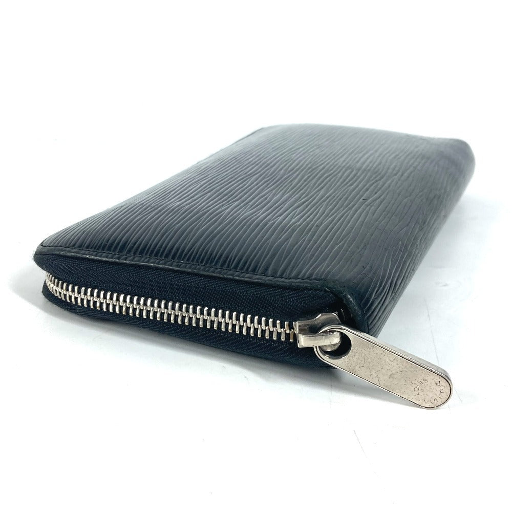 Louis Vuitton Long Wallet Purse M63852 Epi Leather Black Epi Zippy Organizer Mens