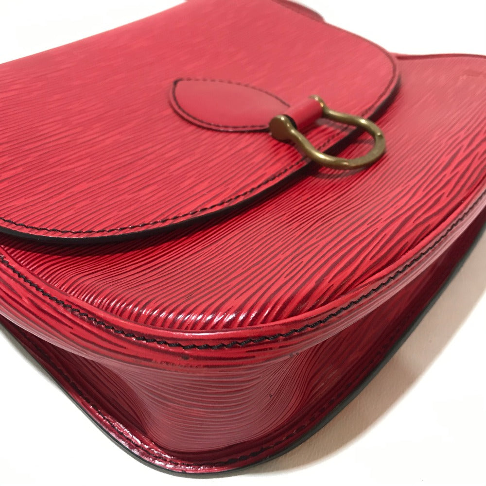 Louis Vuitton Shoulder Bag M52197 Epi Leather Red Epi Saint-Cloud Women