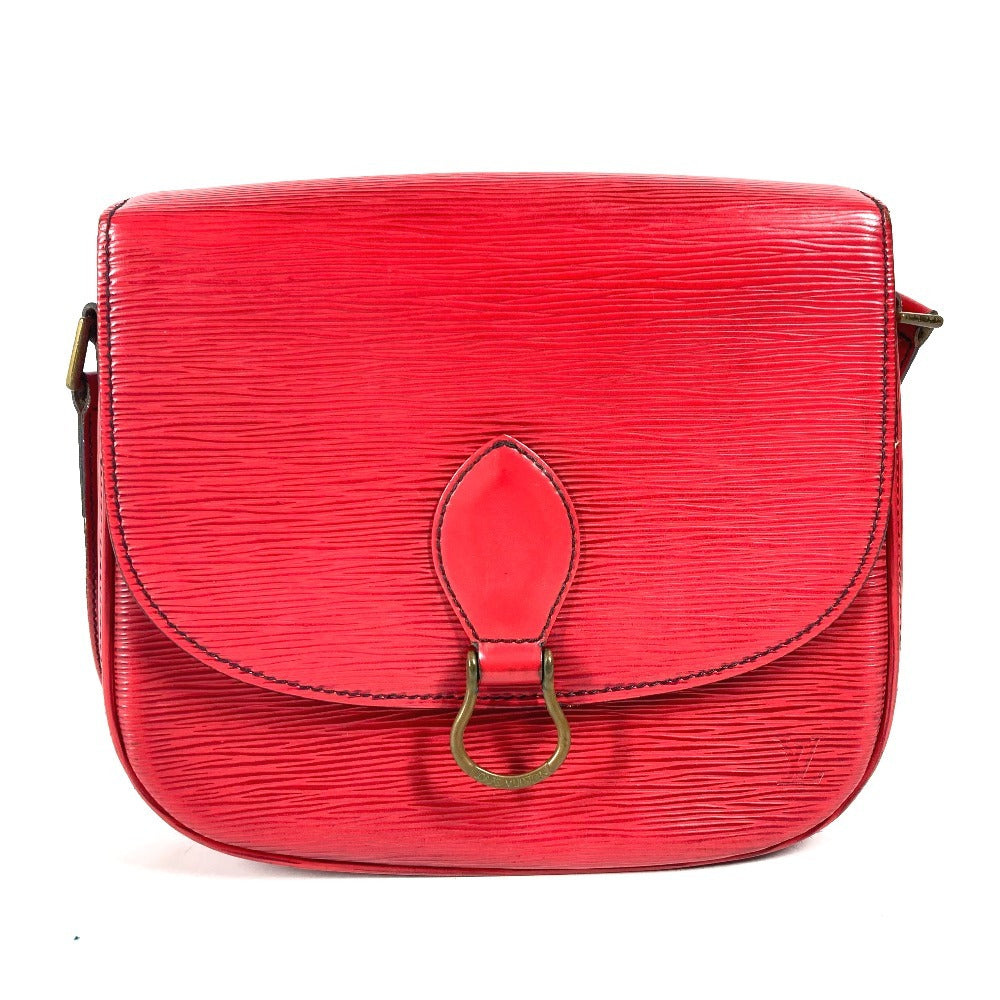 Louis Vuitton Shoulder Bag M52197 Epi Leather Red Epi Saint-Cloud Women