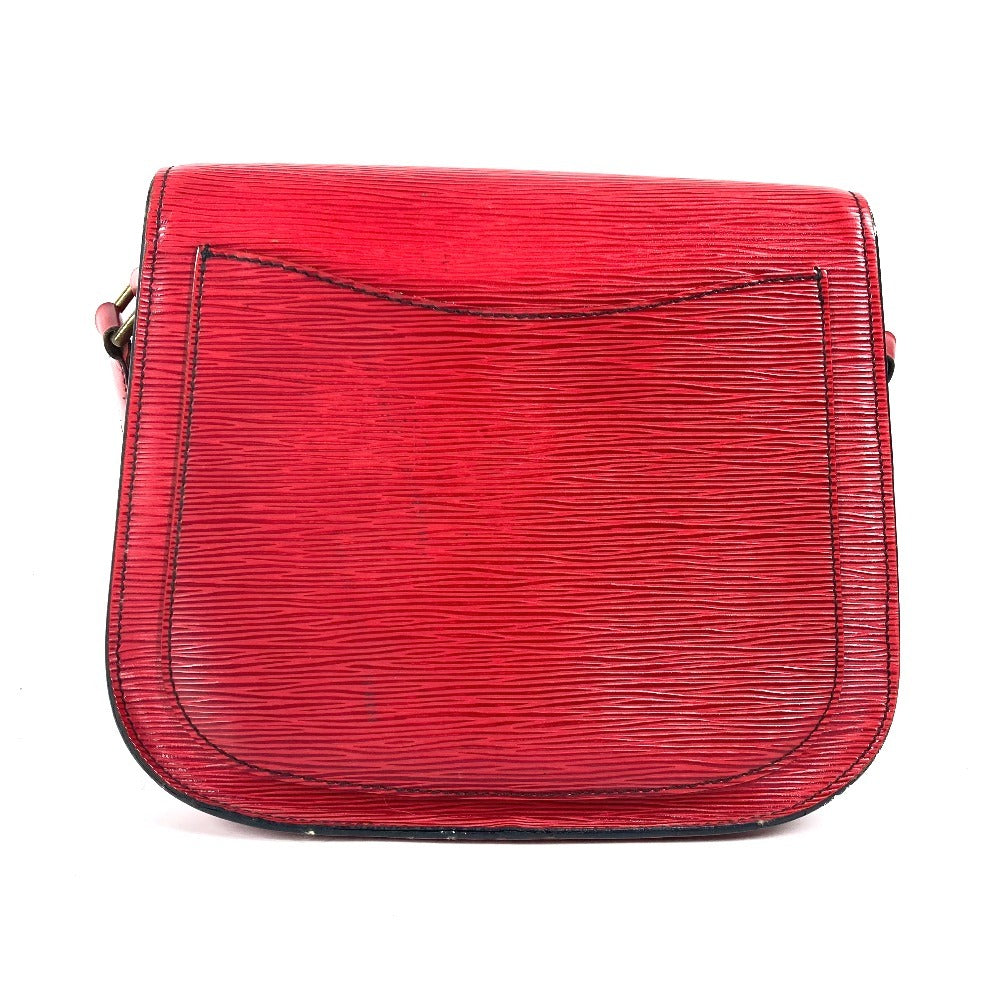 Louis Vuitton Shoulder Bag M52197 Epi Leather Red Epi Saint-Cloud Women