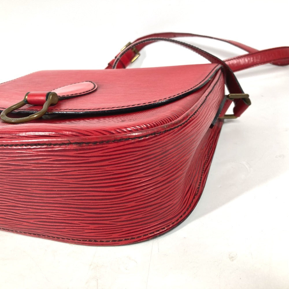 Louis Vuitton Shoulder Bag M52197 Epi Leather Red Epi Saint-Cloud Women