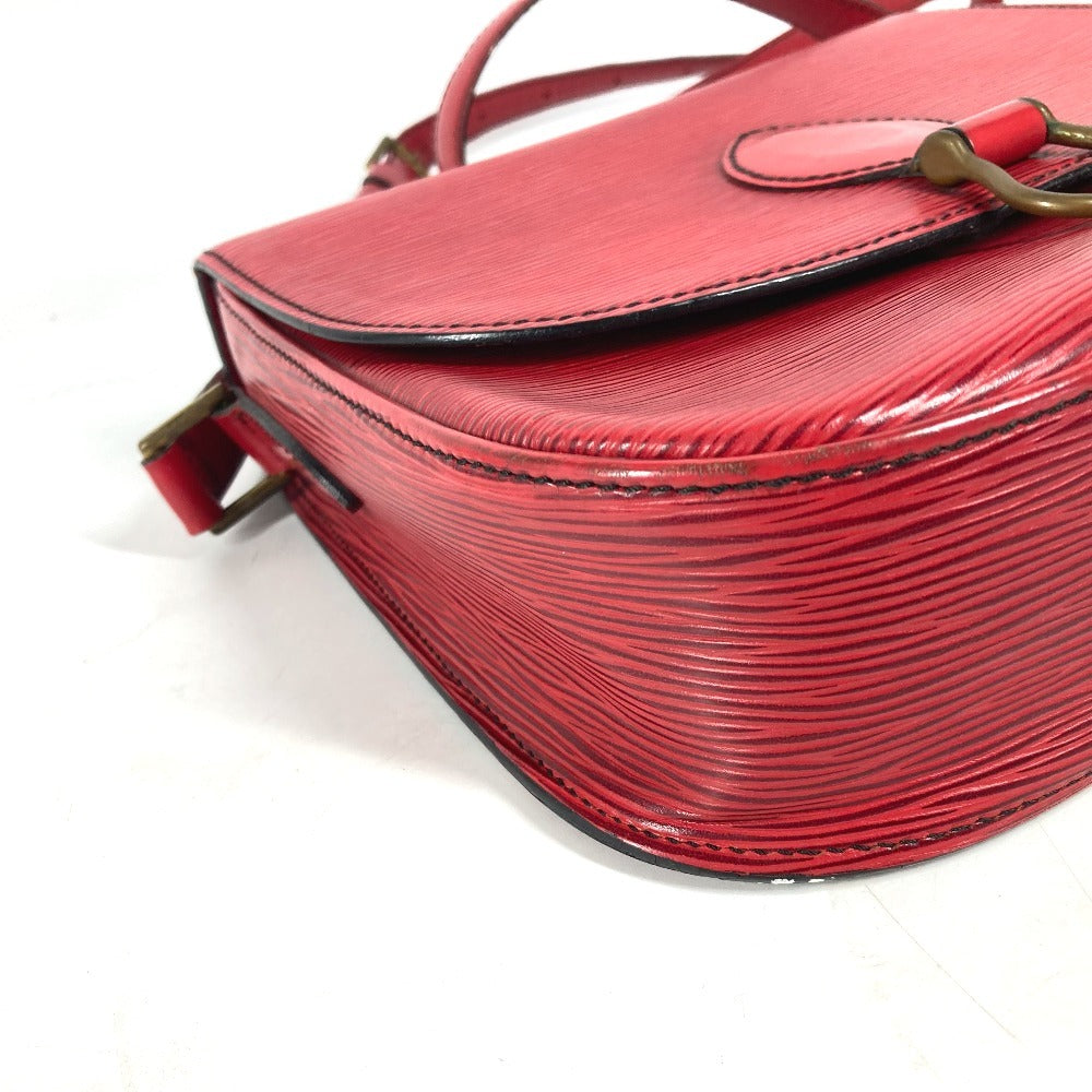 Louis Vuitton Shoulder Bag M52197 Epi Leather Red Epi Saint-Cloud Women