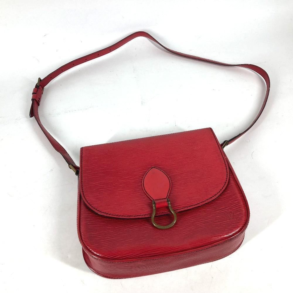 Louis Vuitton Shoulder Bag M52197 Epi Leather Red Epi Saint-Cloud Women