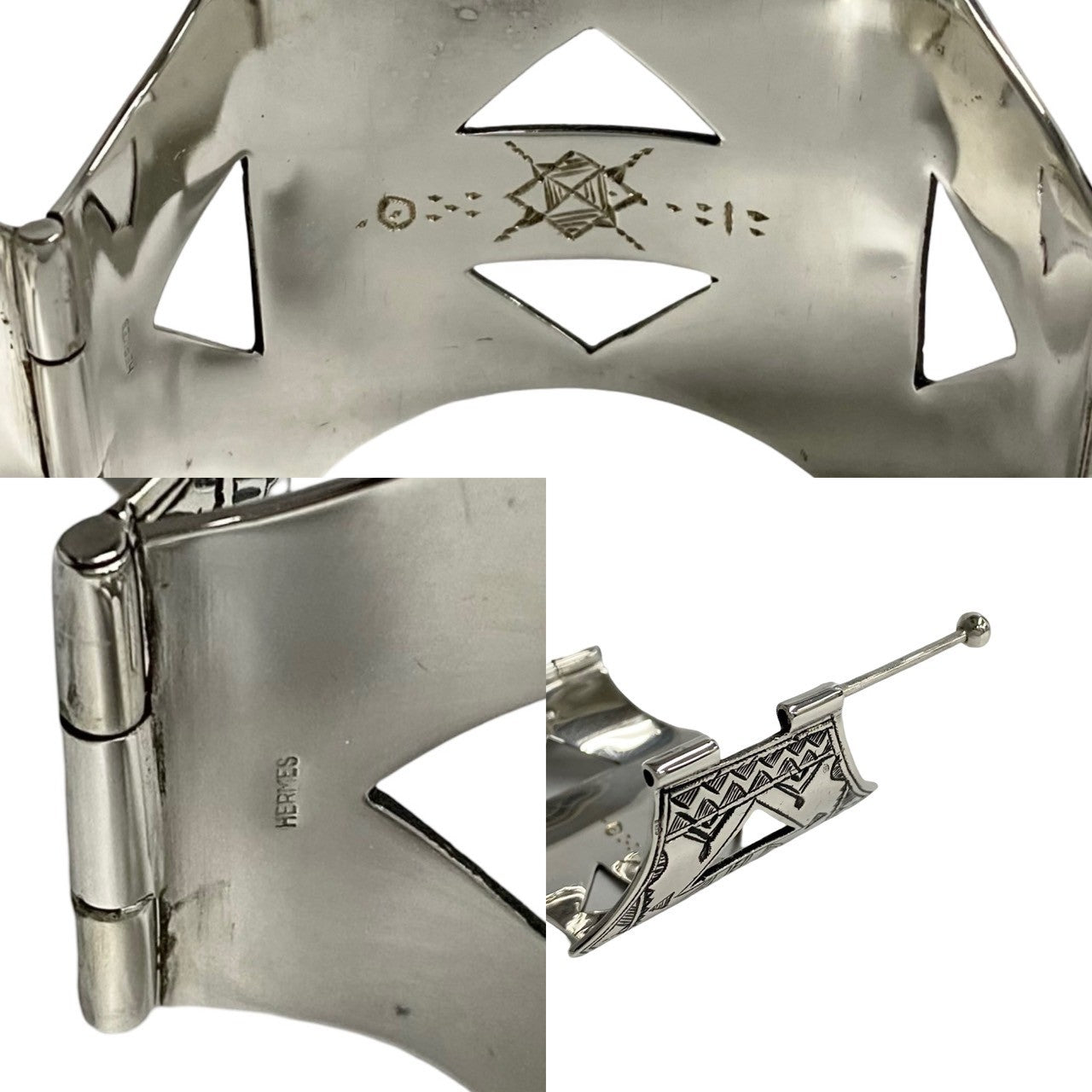Hermes Bracelet Silver925 Silver Tuareg Bangle Women