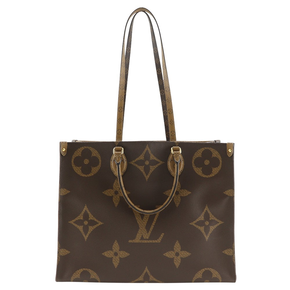 Louis Vuitton Tote Bag M45320 Monogram Canvas , Monogram Reverse Brown 2Wayshoulder Monogram Giant