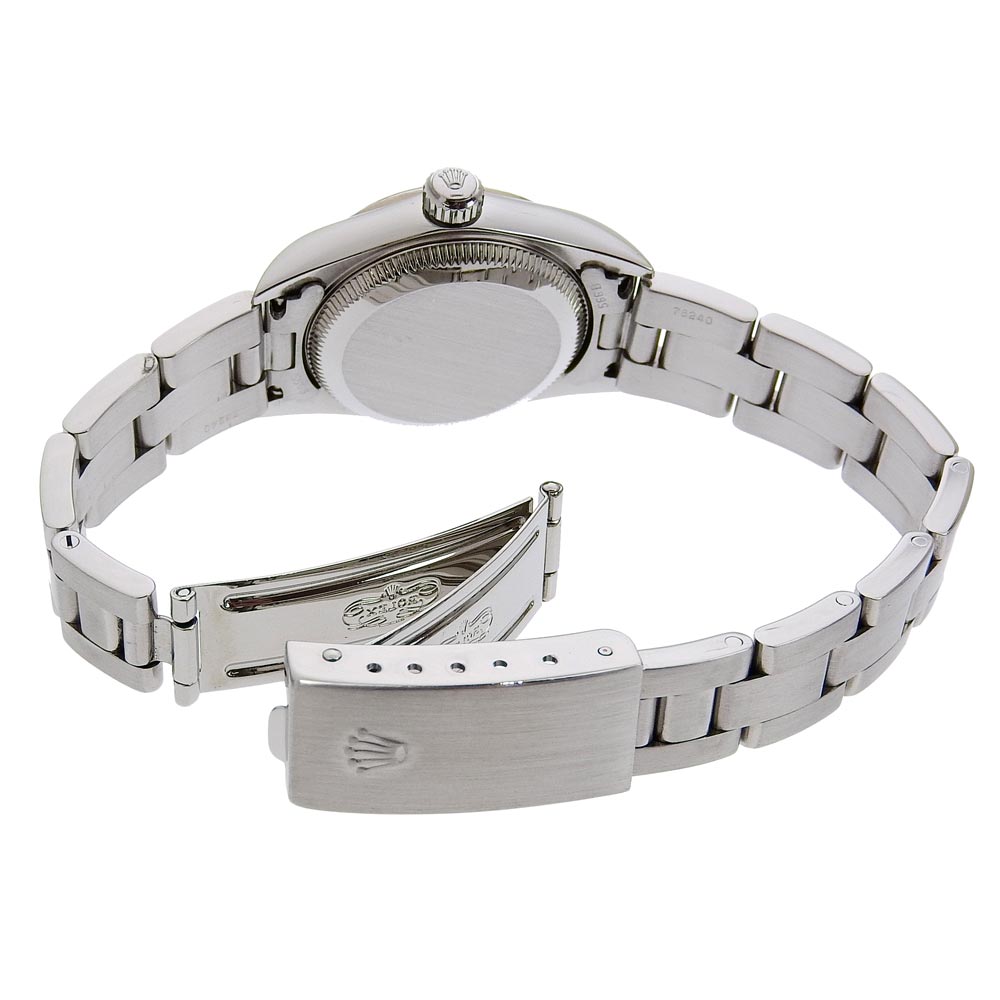 Rolex Watches Mechanical Automatic 76094 Wg , Stainless Steel Silver Cal.2230 Oyster Perpetual