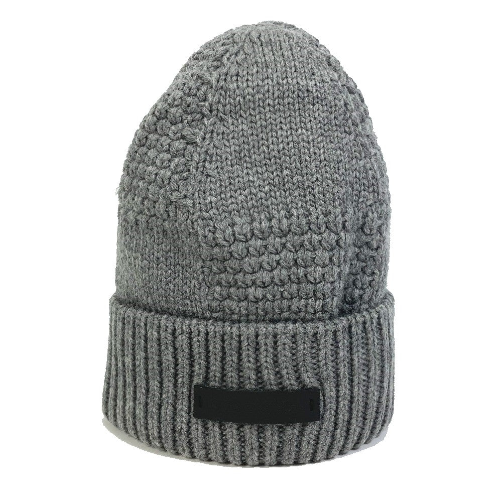 Louis Vuitton Knit Hat M74404 Wool Gray Beanie Knit Cap Damier Bonnet Helsinki Unisex(Unisex)