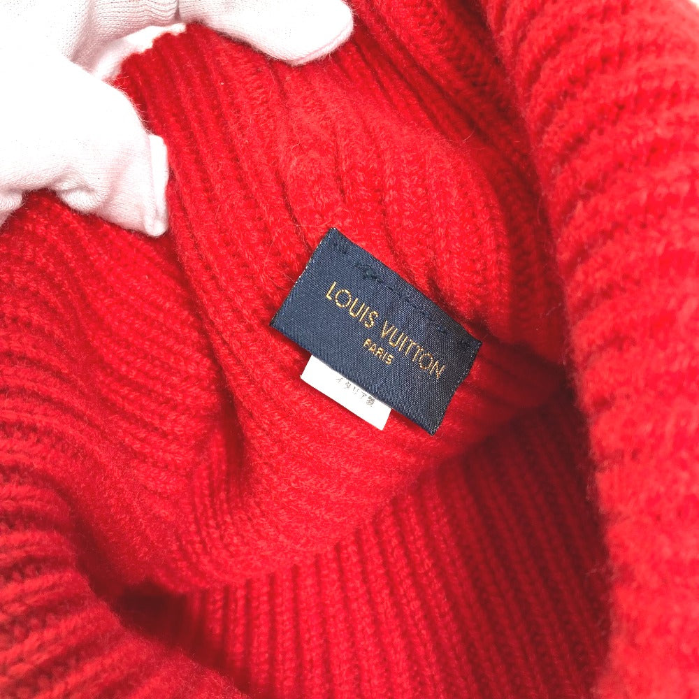 Louis Vuitton Knit Hat Mp3249 Cashmere Red Lv Logo Bonnet Lv Ahead Logo Mens