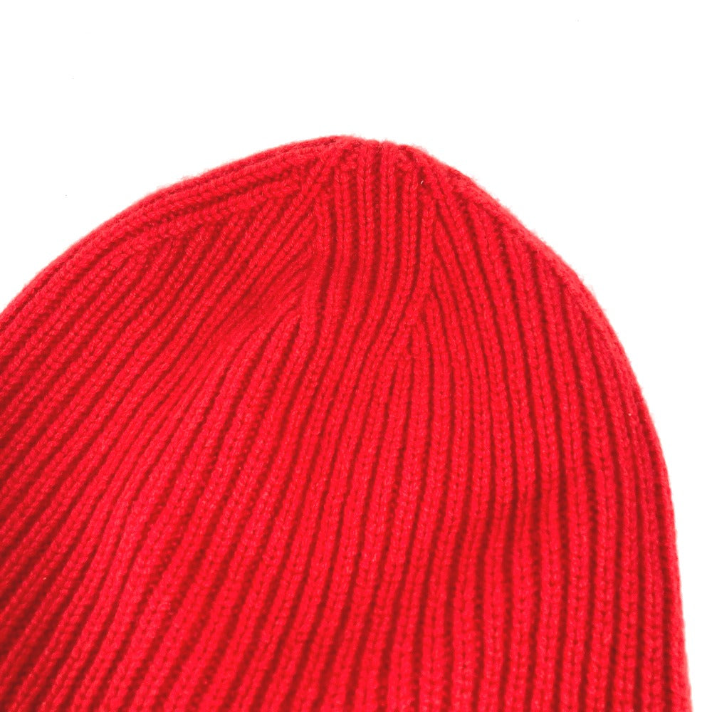 Louis Vuitton Knit Hat Mp3249 Cashmere Red Lv Logo Bonnet Lv Ahead Logo Mens