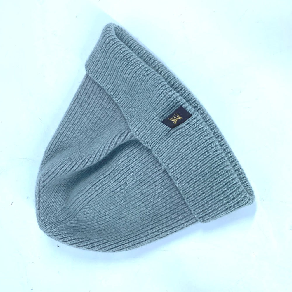 Louis Vuitton Knit Hat Cashmere Green Type Logo Mens