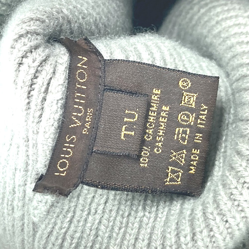 Louis Vuitton Knit Hat Cashmere Green Type Logo Mens
