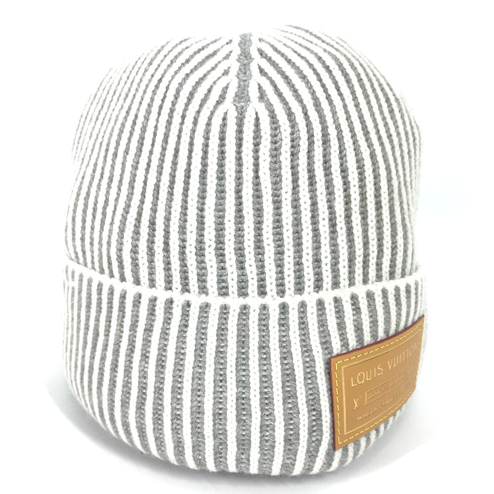 Louis Vuitton Knit Hat M92566 Cashmere Gray Flight Mode Beanie Neverfull