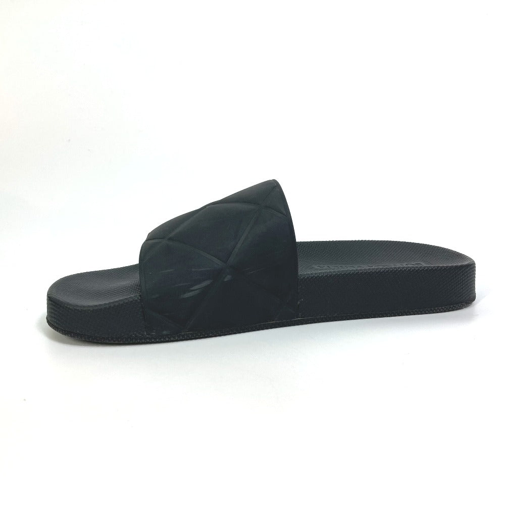 Bottegaveneta Sandals 640050 Rubber Black Flat Intre Slider Mens 39