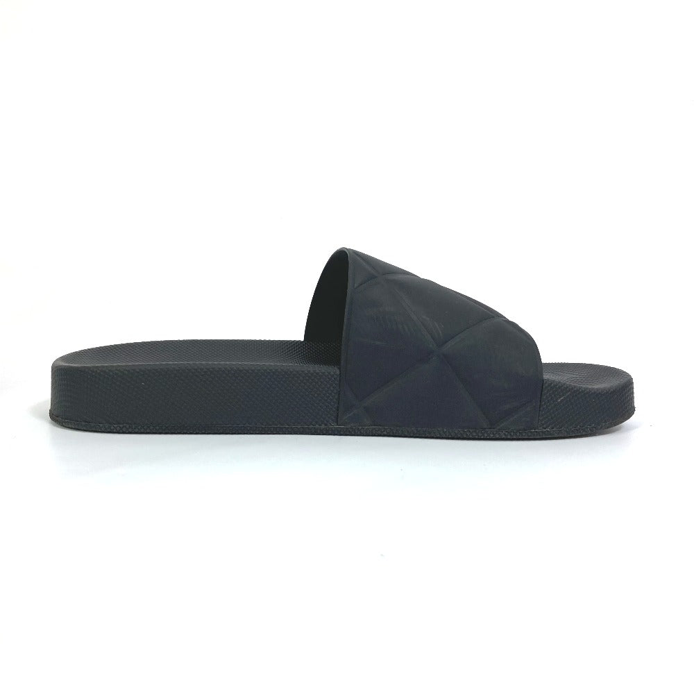 Bottegaveneta Sandals 640050 Rubber Black Flat Intre Slider Mens 39