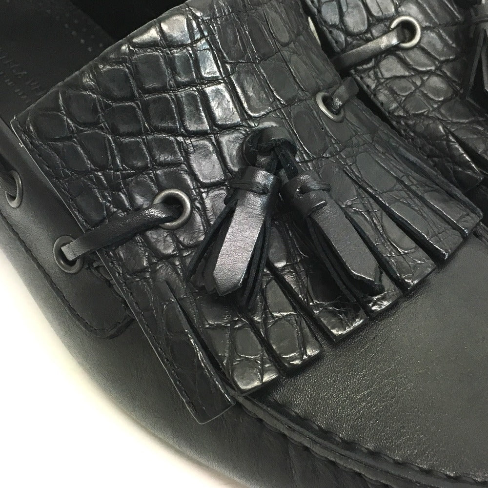 Bottegaveneta Leather Shoes 428434 Leather Black Flat Shoes Mens 39