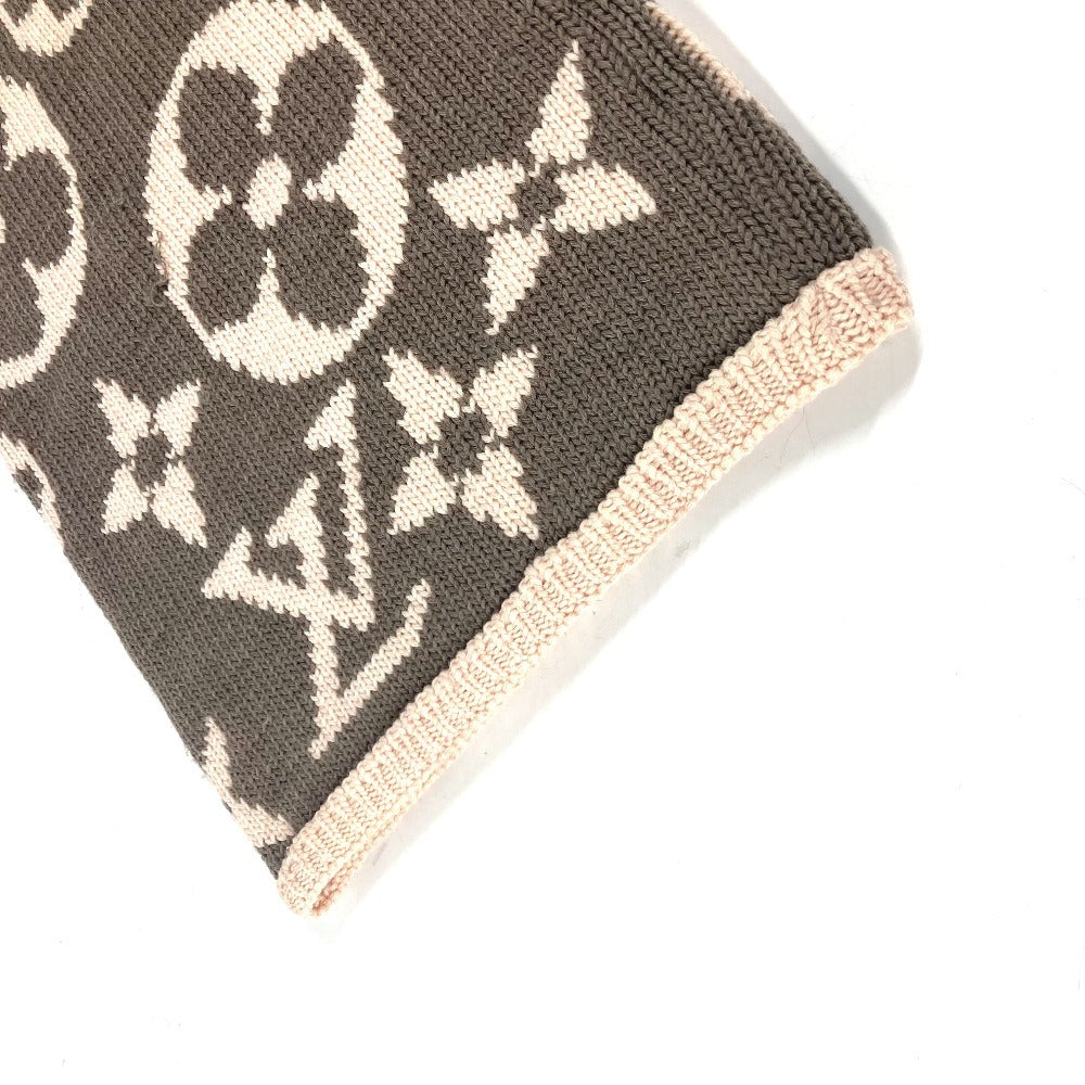 Louis Vuitton Scarf Wool Pink Type Monogrammed Snood Women
