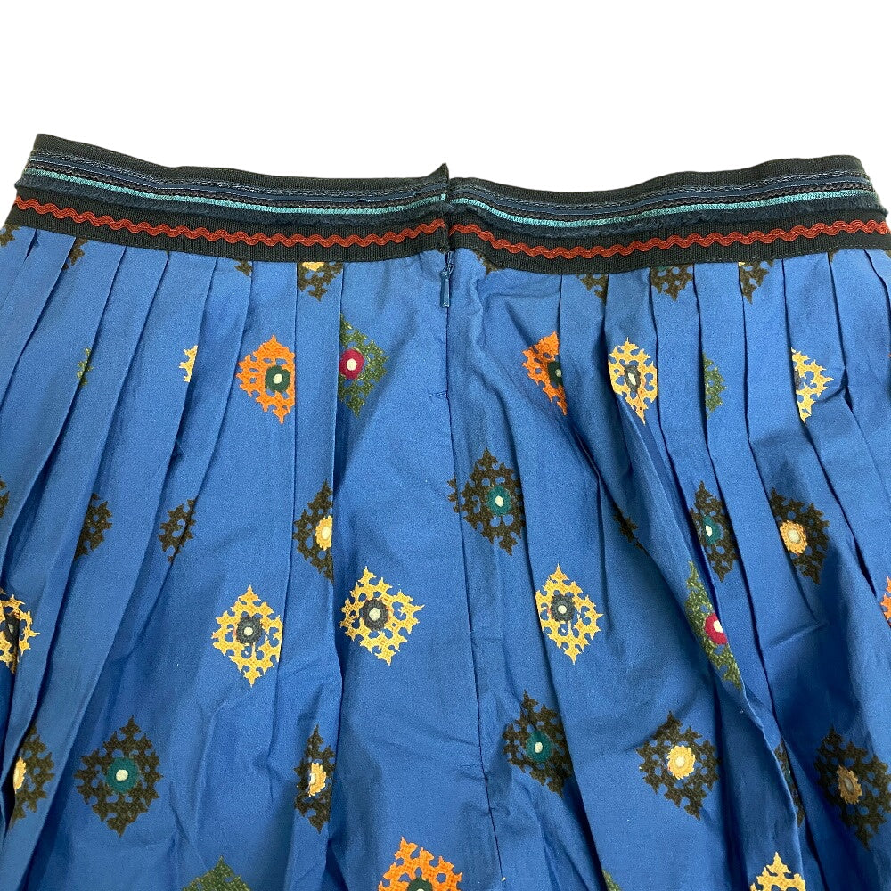 Max Mara Long Skirt 51010681 Cotton Blue Weekend Max Mara Sassari 42