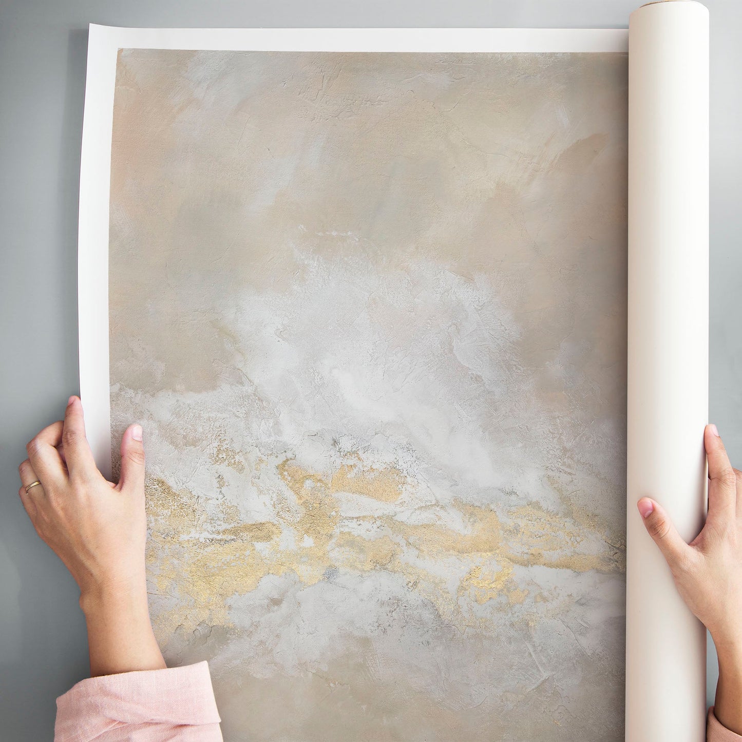 Blush Lucite - Canvas Print By Julia Contacessi