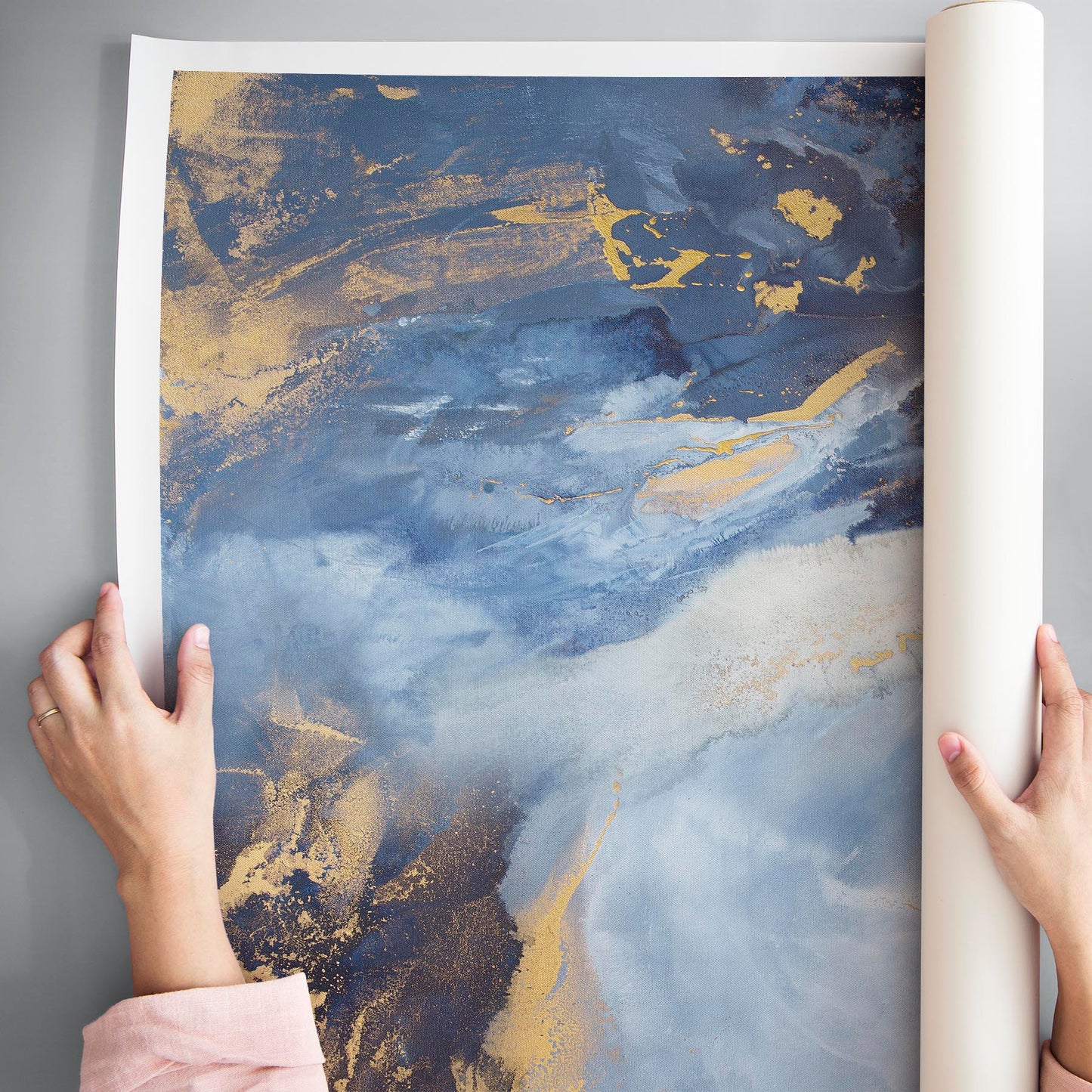 Celestial Sapphire - Canvas Print By Julia