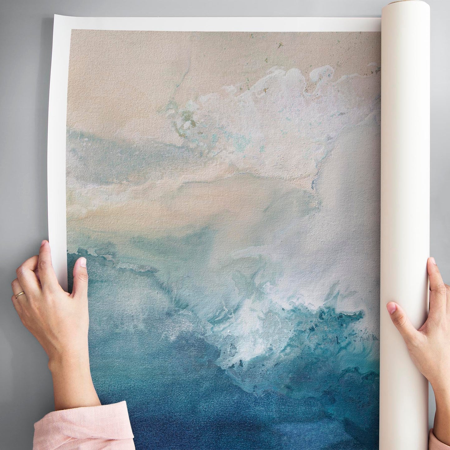 Cotton Candy Dreams - Canvas Print By Julia