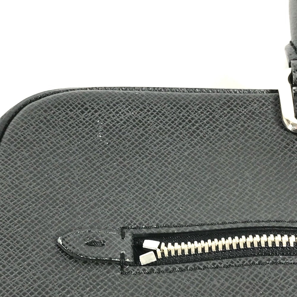 Louis Vuitton Business Bag M30643 Taiga Leather Black Taiga Portodocument Business Pdv Mens