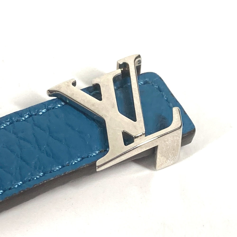 Louis Vuitton Bracelet M6015E Taurillon Clemence Leather Blue Bracelet Lv Unisex(Unisex)