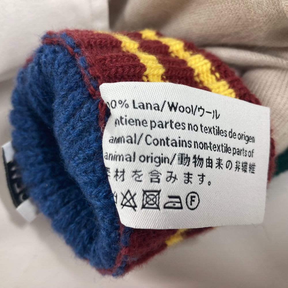 Loewe Gloves Wool Blue Accessories Anagram Logo
