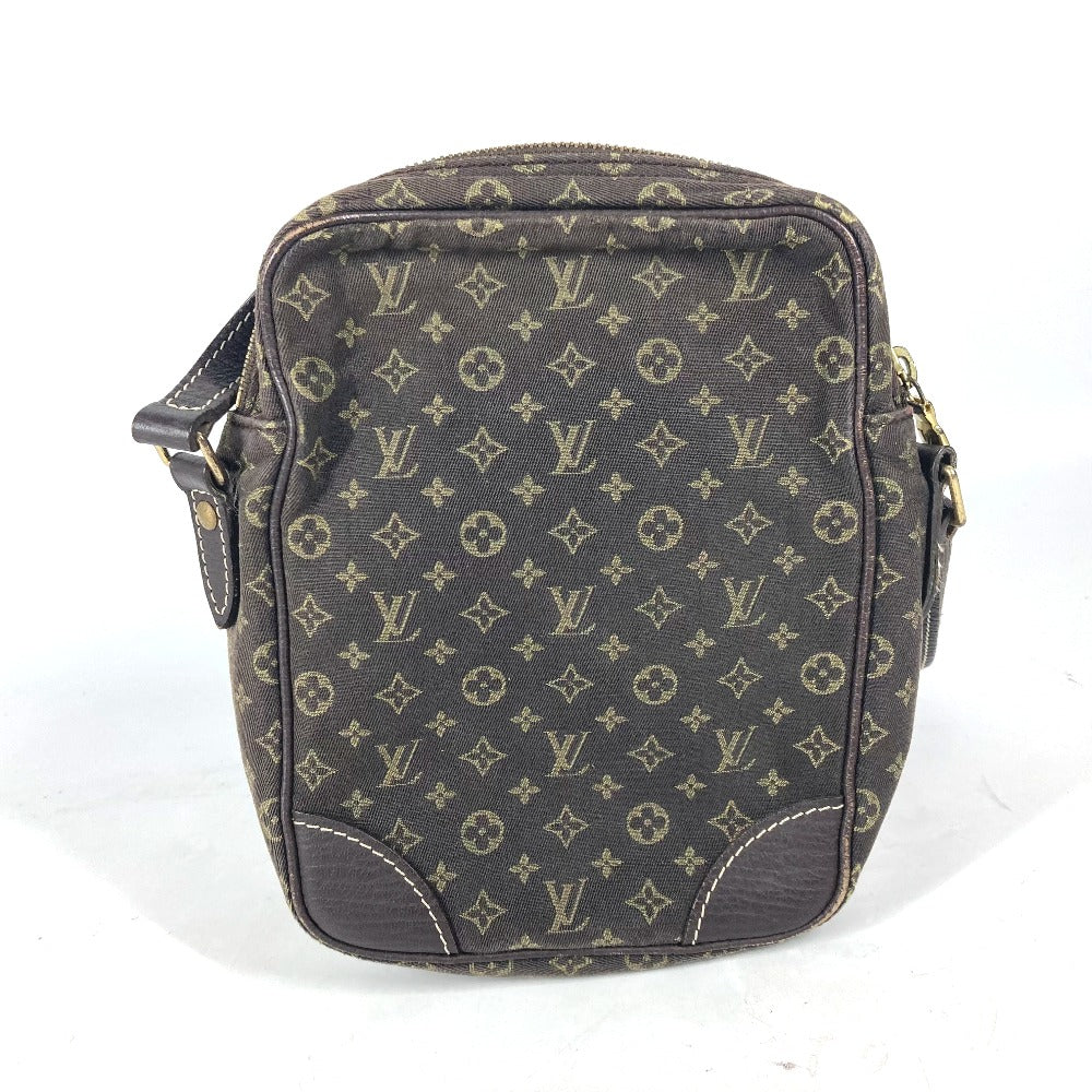 Louis Vuitton Shoulder Bag M95228 Monogram Mini-Lincanvas Brown Monogram Mini Run Danube