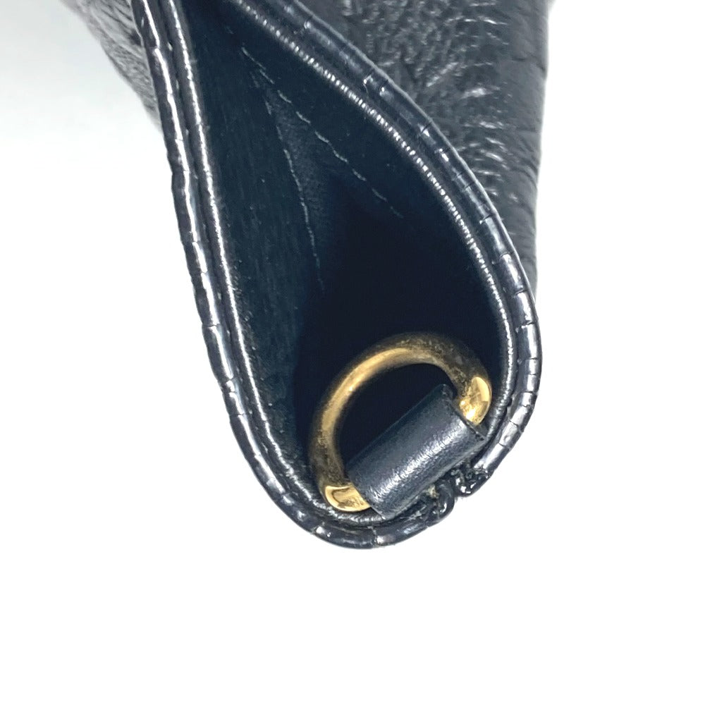 Versace Handbag Leather Black Logo Medusa Unisex(Unisex)