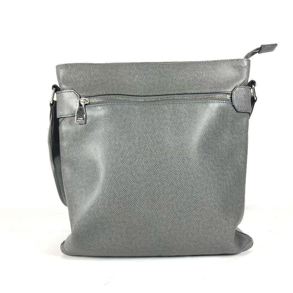 Louis Vuitton Shoulder Bag M32630 Taiga Leather Gray Taiga Sasha