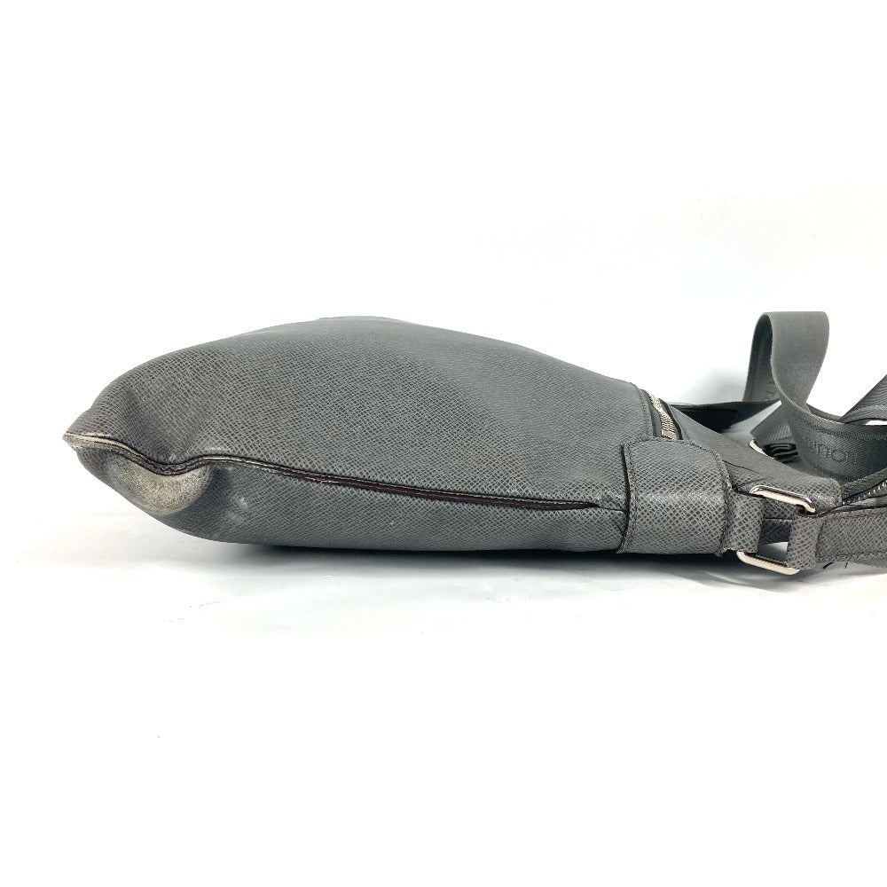 Louis Vuitton Shoulder Bag M32630 Taiga Leather Gray Taiga Sasha