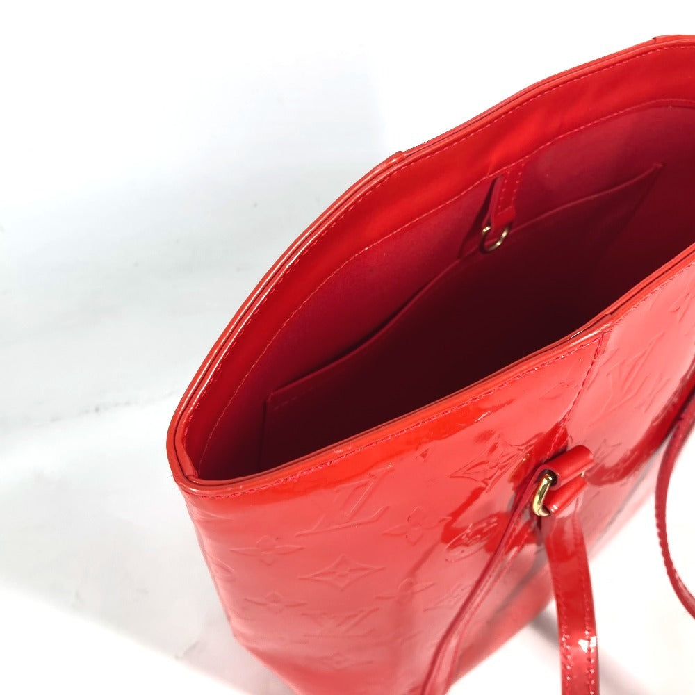 Louis Vuitton Shoulder Bag M91727 Monogram Vernis Red Monogram Vernis Avalon Mm Women