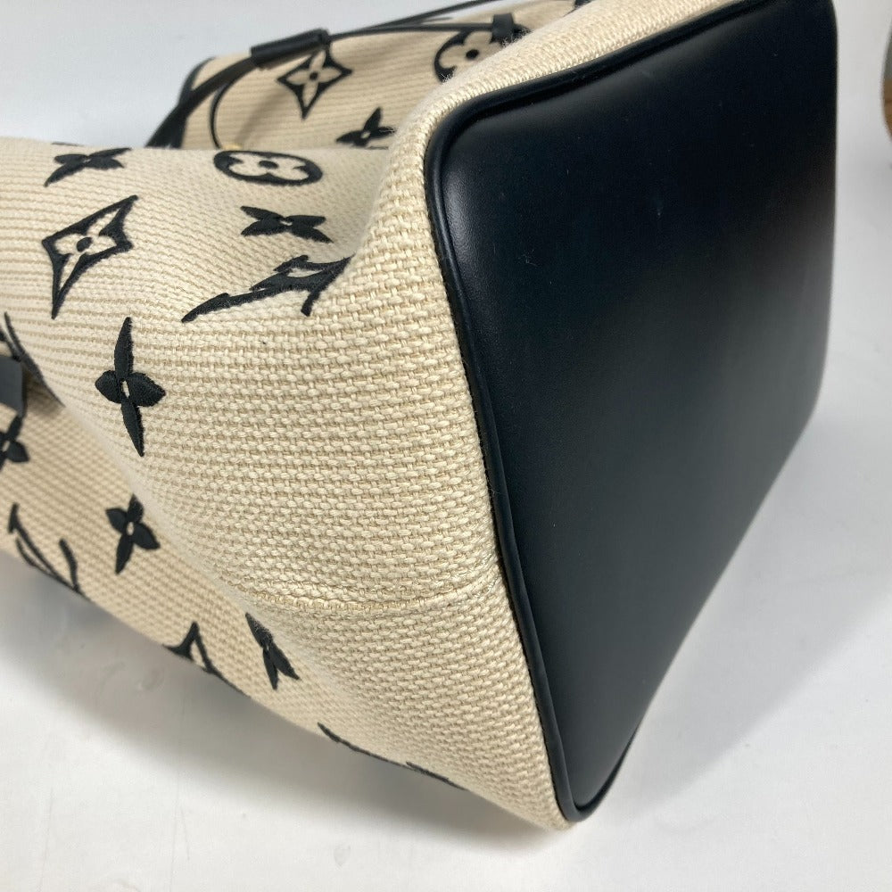 Louis Vuitton Shoulder Bag M23080 Cotton, Leather Black Monogram Visor Pool Neo Noe Mm Women