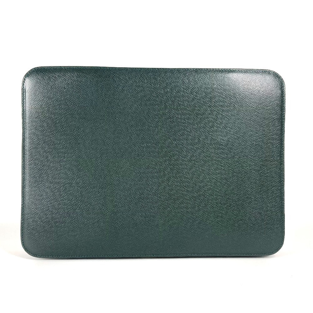 Louis Vuitton Business Bag M30064 Taiga Leather Green Taiga Baltic Mens