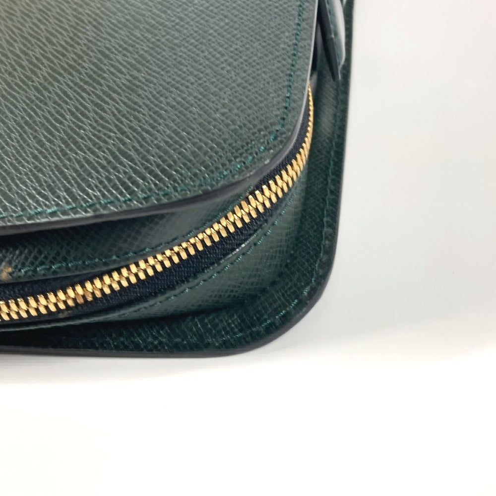 Louis Vuitton Business Bag M30064 Taiga Leather Green Taiga Baltic Mens