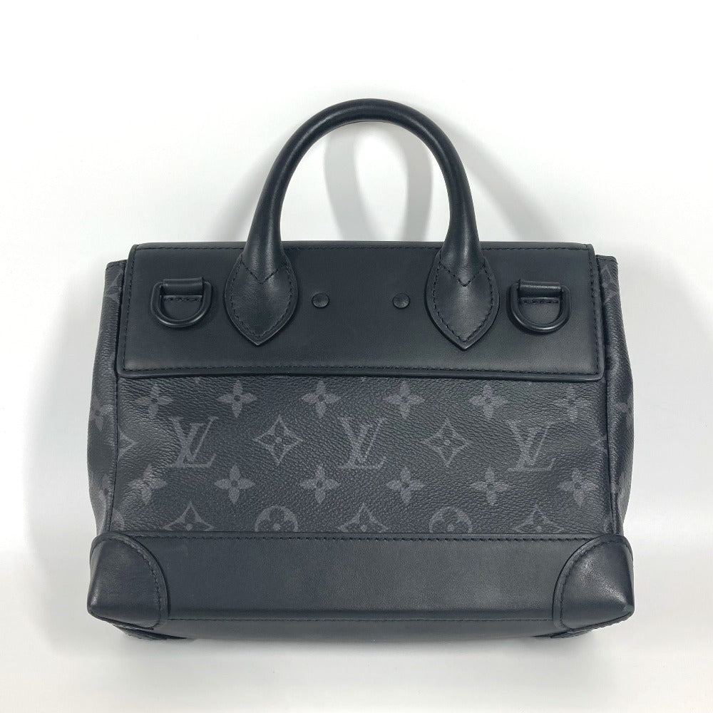 Louis Vuitton Handbag M46953 Monogram Eclipse Canvas Black Monogram Eclipse Steamer Pm