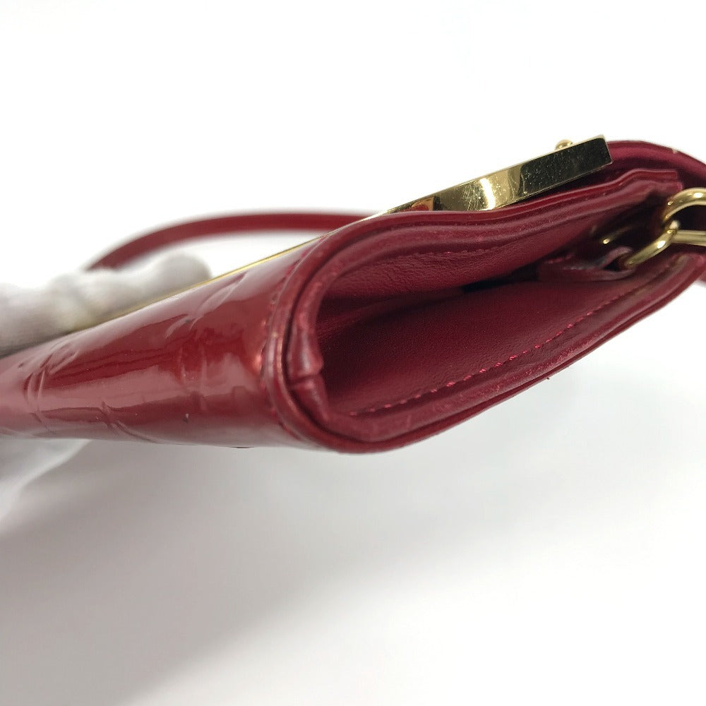 Louis Vuitton Shoulder Bag M91550 Monogram Vernis Canvas Red Monogram Vernis Rossmore Mm