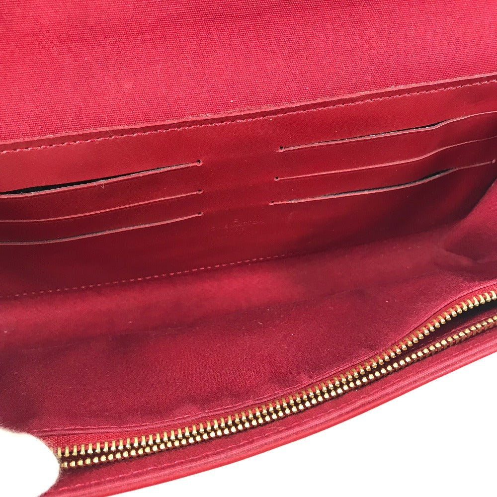 Louis Vuitton Shoulder Bag M91550 Monogram Vernis Canvas Red Monogram Vernis Rossmore Mm