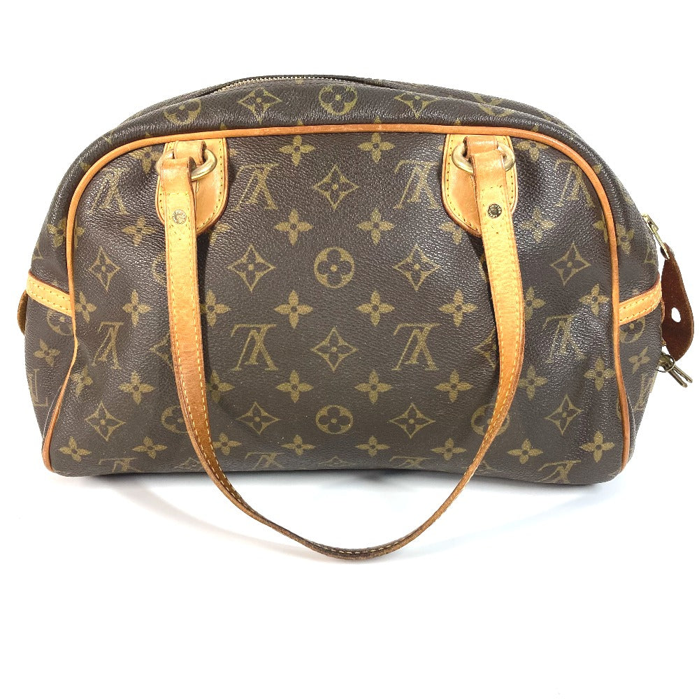 Louis Vuitton Shoulder Bag M95565 Monogram Canvas Brown Monogram Montorgueil Pm